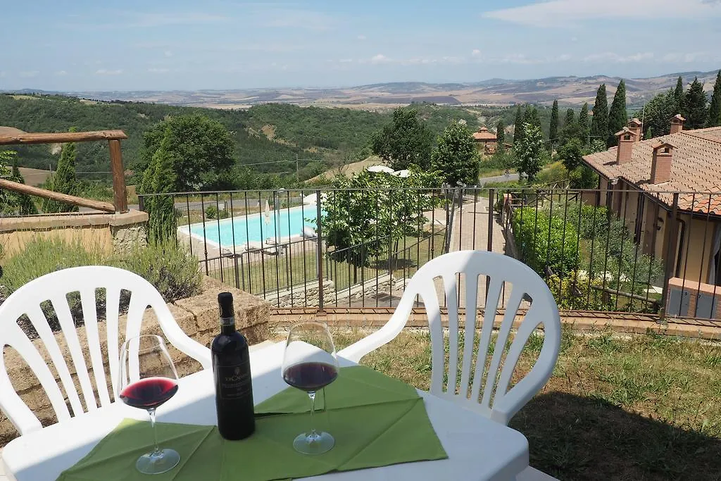 콘티냐노 Finestra Della Val D'Orcia 아파트 0*,  이탈리아